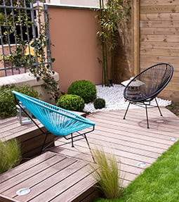 Les Jardins de Gingko : terrasse en bois à à Bondy, Neuilly-sur-Marne, Gagny (93) et Le Perreux-sur-Marne (94)